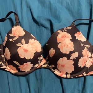 Floral Pink Bra